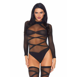 Leg Avenue 8471_00122 ensemble de lingerie et body Noir