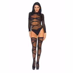 Leg Avenue 8471_00122 ensemble de lingerie et body Noir