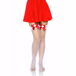 Leg Avenue 9511_06222 Collant et chaussette Rouge, Blanc - Vue supplémentaire 4