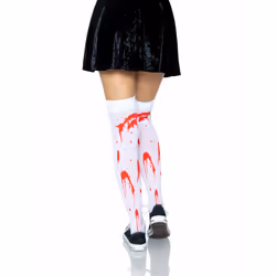 Leg Avenue 6675_06222 Collant et chaussette Rouge, Blanc