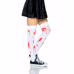 Leg Avenue 6675_06222 Collant et chaussette Rouge, Blanc