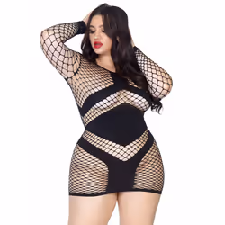 Leg Avenue 86593Q_00107 ensemble de lingerie et body Noir