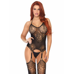 Leg Avenue 89175_00122 ensemble de lingerie et body Noir