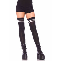 Leg Avenue 6919_00722 Collant et chaussette Noir, Blanc