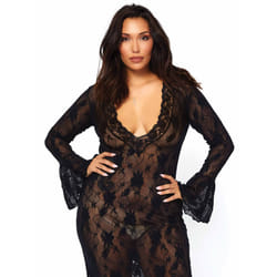 Leg Avenue 86092Q_00107 ensemble de lingerie et body Noir