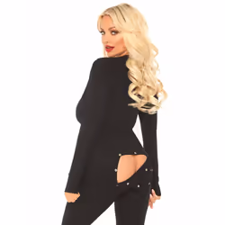Leg Avenue 86650_00106 ensemble de lingerie et body Noir