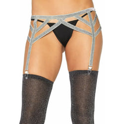 Leg Avenue 8887_02722 ensemble de lingerie et body Argent