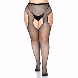 Leg Avenue 9108X_00108 Collant et chaussette Noir - Vue supplémentaire 4