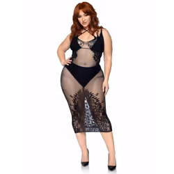 Leg Avenue 86064X_00108 ensemble de lingerie et body Noir - Vue supplémentaire 4