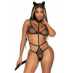 Leg Avenue 87029_00122 ensemble de lingerie et body Noir
