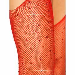 Leg Avenue 9108_00322 Collant et chaussette Rouge