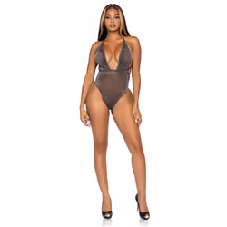 Leg Avenue 89270_06522 ensemble de lingerie et body Noir, Argent - Vue supplémentaire 5
