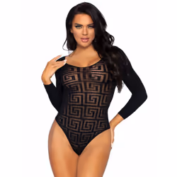 Leg Avenue 89282_00122 ensemble de lingerie et body Noir