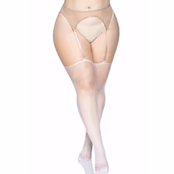 Leg Avenue 9124X_00208 Collant et chaussette Blanc - Vue supplémentaire 2