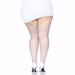 Leg Avenue 9124X_00208 Collant et chaussette Blanc - Vue supplémentaire 4