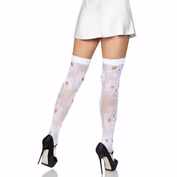 Leg Avenue 6626_00222 Collant et chaussette Blanc