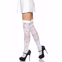 Leg Avenue 6626_00222 Collant et chaussette Blanc