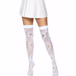 Leg Avenue 6626_00222 Collant et chaussette Blanc - Vue supplémentaire 4