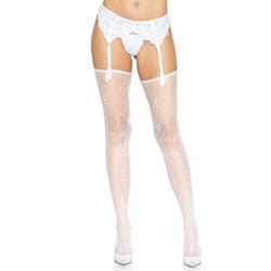 Leg Avenue 6646_00222 Collant et chaussette Blanc