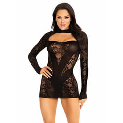 Leg Avenue 87204_00122 ensemble de lingerie et body Noir