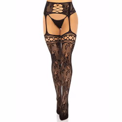 Leg Avenue 1609_00122 Collant et chaussette Noir