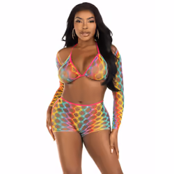 Leg Avenue 81661_10122 ensemble de lingerie et body Multicolore