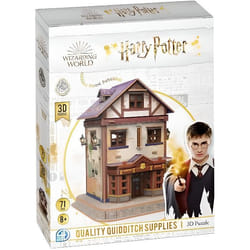 Puzzle 3D Harry Potter Le Magasin daccessoires de Quidditch - CubicFun - 71 pièces - À partir de 8 ans