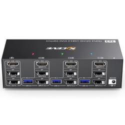 Commutateur KVM 3 PC 3 moniteurs 8K à 60Hz 4K à 144Hz