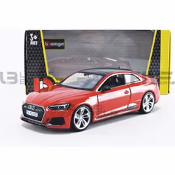 Voiture Miniature de Collection - BBURAGO 1/24 - Audi RS 5 Coupe - Rouge - 21090R
