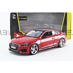 Voiture Miniature de Collection - BBURAGO 1/24 - Audi RS 5 Coupe - Rouge - 21090R