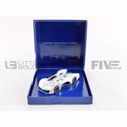 Voiture Miniature de Collection - NOREV 1/43 - ALPINE Vision Gran Turismo Coffret - Blanc/Bleu