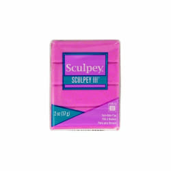 Pâte polymère Sculpey 57 g violet pailleté
