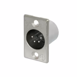 Neutrik NC4MP, XLR, Acier inoxydable, Laiton, Nickel, Polyamide, Acier, Zinc, Laiton, IP40, 1,5 V