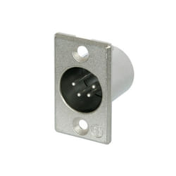 Neutrik NC4MP connecteur de fils XLR Acier inoxydable