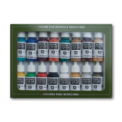 Vallejo 70.142 peinture acrylique 17 ml Noir, Bleu, Bronze, Marron, Chair, Or, Vert, Violet, Rouge, Argent, Vermillon, Blanc, Jaune Bouteille