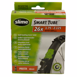 Slime 802731 26" 47 - 57mm Presta valve chambre à air de bicyclette, Valve Presta, 26", 47 - 57 mm, 4,8 cm, 3 mm, Noir