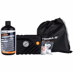 MOBIL KIT ANTI-CREVAISON COMPRESSEUR + BOUTEILLE SOUPLE 450ML TERRA S