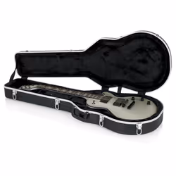 Gator Cases Gibson Les Paul Guitar Case, Boîtier rigide, Noir, ABS, Noir, mousse, Electrique
