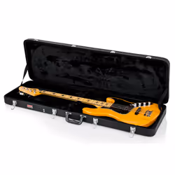 Gator Cases GWE-BASS, Boîtier rigide, Noir, Contre-plaqué, Polyvinyl chloride (PVC), Noir, Monochromatique, Basse