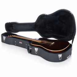 Gator Cases GW-DREAD, Boîtier rigide, Noir, Contre-plaqué, Noir, Monochromatique, Acoustique