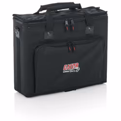 Gator Cases GRB-3U, Boîtier rigide, Universel, Nylon, Contre-plaqué, Noir, Fermeture à glissière, 3U