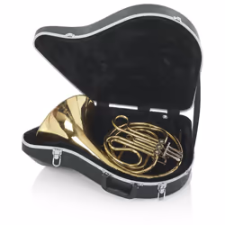Gator Cases GC-FRENCH HORN housse et boîtier pour cuivres Noir Acrylonitrile-Butadiène-Styrène (ABS) Boîtier rigide