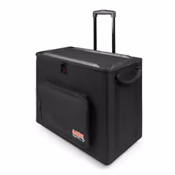 Gator Cases G-112A Etui équipement audio Amplificateur Valise sur roulette Nylon, Bois Noir
