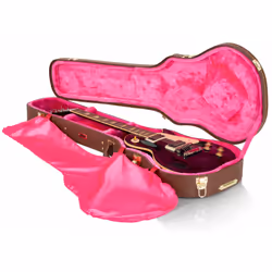 Gator Cases GW-LP-BROWN, Boîtier rigide, Marron, mousse, Contre-plaqué, Rose, Monochromatique, Electrique