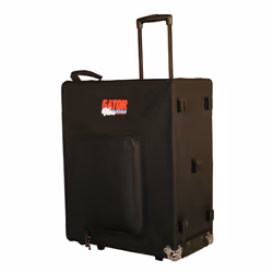 Gator Cases G-212A, Valise sur roulette, Amplificateur, Nylon, Bois, Noir, Monochromatique, Poche frontale