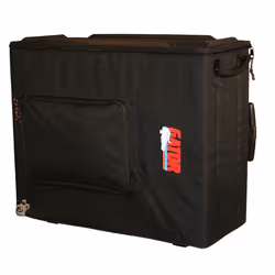 Gator Cases G-212A Etui équipement audio Amplificateur Valise sur roulette Nylon, Bois Noir