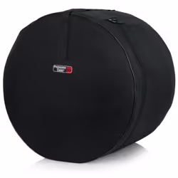 Gator Cases Bass Drum Bag, Batterie, Etui simple, Noir, Nylon, Étui souple, Rond