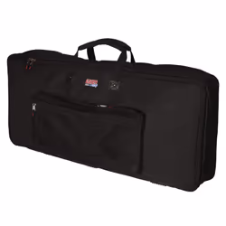 Gator Cases Slim 76 Note Keyboard Gig Bag, Noir, Nylon, Étui pour clavier MIDI, Housse, Toutes marques, Fermeture à glissière