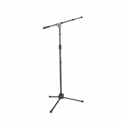 Gator Frameworks GFW-MIC-2020, Pied de micro, Base trépied, Noir, Acier, Acier, 15,2 cm