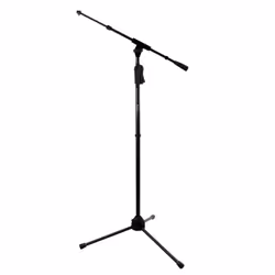 Gator Frameworks GFW-MIC-2120, Pied de micro, Base trépied, Noir, Acier, Acier, 25,4 cm
